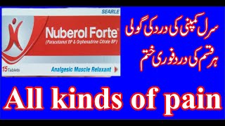 Nuberol forte  paracetamol bp amp orphenadrine citrate bp [upl. by Ginsburg]