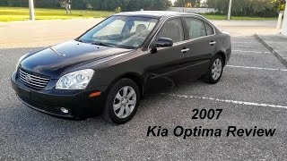 2007 Kia Optima EX Review  Sedan Review [upl. by Aned]