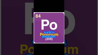 Polonium210 highly radioactive extremely toxicquot [upl. by Euqnomod]