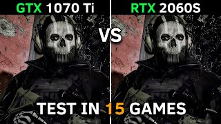 GTX 1070 Ti vs RTX 2060 SUPER  Test In 15 Latest Games  2023 [upl. by Eelasor]