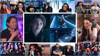 Youtubers Emotionally React To Anakin’s End Scene Reveal  AHSOKA EP 4 Ending Scene Reaction Mashup [upl. by Kemppe]