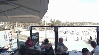 Webcam Lanzarote  Live Stream from the Beachbar in Costa Teguise [upl. by Nohsauq]