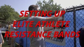 Setting up Resistance Band Exercises Elite Athlete Fitness Kits [upl. by Evars]