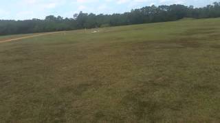 Flight demo RocHobby VTail Glider [upl. by Anma]