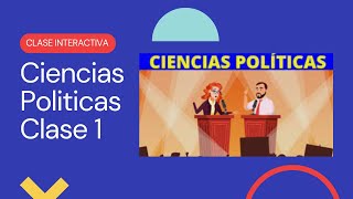 CLASE N° 1 CIENCIAS POLITICAS  INTRODUCCION [upl. by Alitha]