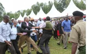 DRAMA IN NYERI AFTER WAMUCHOMBA AND MOSES KURIA MEETS AFTER ENGAGING IN A FIGHT WITH HER IN KIAMBU [upl. by Lambert]