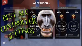 BEST APEX SEASON 22 CONTROLLER SETTINGS  ALCs [upl. by Anitaf]