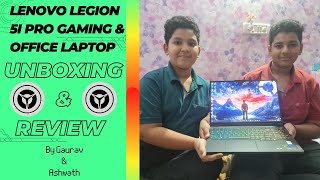 Lenovo Legion 5i PRO Gaming Laptop Unboxing In Hindi  Gaurav amp Ashwath  Creative Kidz viralvideo [upl. by Natye]