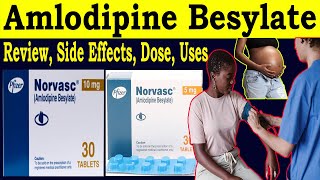 Amlodipine Besylate 10 mg 5 mg Per Tablet  review Norvasc 10 mg 5 mg Tablet  Uses Side Effects [upl. by Helban66]