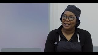 School cook at West Lodge Primary talks about their lunchtime changes [upl. by Rybma]