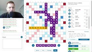 Scrabble game with commentary no471 [upl. by Narod746]