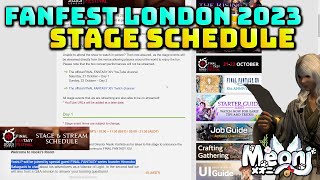 FFXIV Fanfest London Stage Event Details  2023 [upl. by Ranita611]