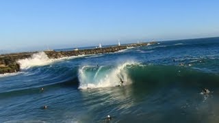 Surfing The Wedge with Jamie OBrien  Red Bull Wedge Sessions in Newport Beach [upl. by Niowtna]