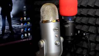 Audio Technica AT2020 usb  vs Blue Yeti USB microphone test [upl. by Alemahs]