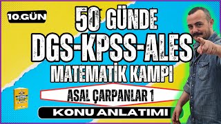 Asal Çarpanlar 1  KPSSDGSALES Matematik  50 Günde KPSSDGSALES Matematik Kampı [upl. by Leirad]