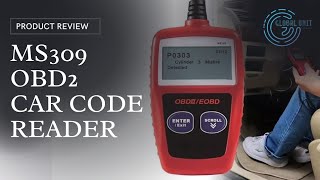 MS309 OBD2 Car Code Reader  Diagnostic Scanner  Global Unit Product Review [upl. by Marilyn]