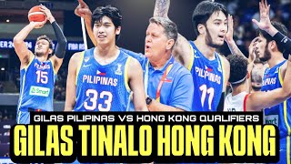 Gilas Pilipinas DOMINANT laban sa Hong Kong PINULBOS ni Kai Sotto at June Mar Fajardo sa loob [upl. by Chastain516]