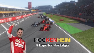 5 Laps at HOCKENHEIM on F1 2019 [upl. by Livvy]