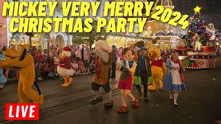 🔴 LIVE Mickeys Very Merry Christmas Party 2024 at Magic Kingdom  Walt Disney World 11172024 [upl. by Schmidt251]