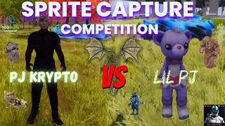 PJ Krypto VS Lil PJ Sprite Capture Competition  TCG World Metaverse [upl. by Lemkul]