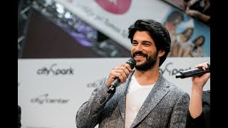 Burak Özçivit  Kemal v Sloveniji  Citycenter Celje 29 5 2018 [upl. by Ketti]