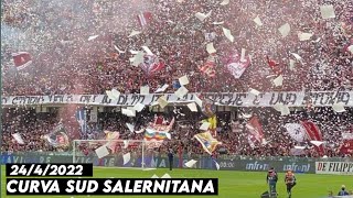 CURVA SUD SALERNITANA  Salernitana vs Fiorentina 2442022 [upl. by Luebke]