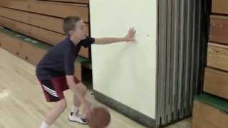 Basketball Wall Dribbles  Behind the Back [upl. by Kenyon]