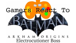 Gamers React to Arkham Origins  Electrocutioner Boss 13 [upl. by Alberta]