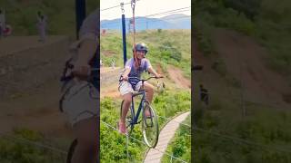 Singapennu 🔥💥💪devananda vagamon sky cycling adventure shorts [upl. by Bahe]