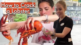 Boston Lobster Feast Master The Art Of Cracking A Lobster 🦞 With These Expert Tips [upl. by Pietje]