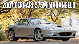 2007 Ferrari 575M Maranello  Drive and Walk Around  Southwest Vintage Motorcars [upl. by Prudie488]