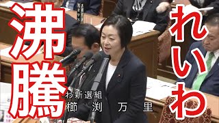 議席3倍で勇気凜々れいわ❗櫛渕万里が外交・国防でデスマッチ💢実は国防音痴の石破 [upl. by Tesler]