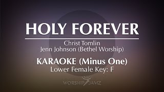 Holy Forever  Karaoke Lower Key [upl. by Flavian185]