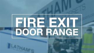 Lathams Steel Security Doors Fire Exit Door Range  Promo Video [upl. by Adella]