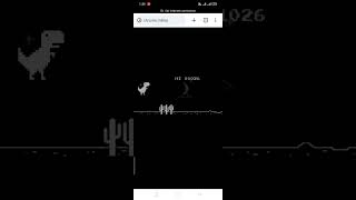 Chrome Dino Run game random play 🦖 dino game  offline mobile game [upl. by Sucram]