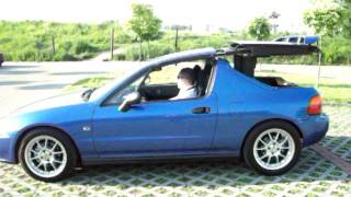 Honda CRX DEL SOL VTI ELECTRIC ROOF [upl. by Richela]