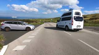 Ride from Calais Ferry Terminal to Boulogne surMer  Rear camera [upl. by Housum303]