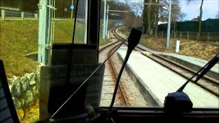 Tramway in Gmunden Austria  Straßenbahn  Villamos [upl. by Farleigh812]