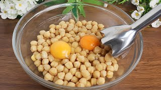 Better than meat  mix chickpeas and 2 eggs and youll be surprised by the result  very delicious [upl. by Eidlog]