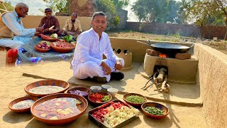 Cooking Lunch for My Family  Lunch Routine in the Village  Punjab Pakistan Village Life  Mubashir [upl. by Meehaf]