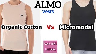 ALMO Organic Cotton VS Micromodal vests [upl. by Krissie]