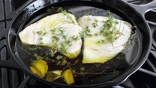 Olive Oil Poached Tuna  How to Make Tuna Confit amp Conserva [upl. by Ellenahc390]