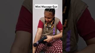 Rechargeable massage gun Say goodbye to musscle body pain viralreels youtubeshorts massagegun [upl. by Aivatco73]