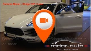 Installation Service Radarwarner  Radar detector  Detecteurs de Radar Porsche Macan [upl. by Giustina]