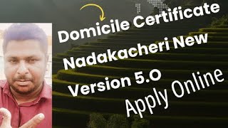 Domicile certificate apply online karnataka nadakacheri version 5O [upl. by Otreblasiul]