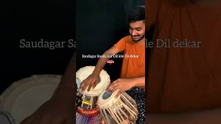 Saudagar sauda kar tablacover song trending youtubeshorts love bollywood music musician [upl. by Eityak]