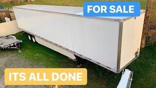 Rebuilding A Totaled Dry Van Utility Trailer From Copart PART 3 [upl. by Carroll576]