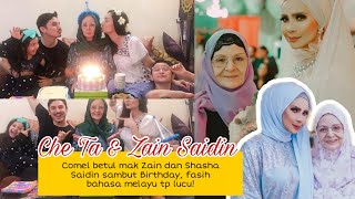 Comelnya mak mertua Rozita Che Wan mak Zain Saindin dan Shasha Mat Salleh cakap melayu Comel je [upl. by Nihi]