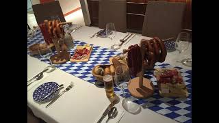 German Dinner on the Viking Cruises Elbe River Ships [upl. by Loring]