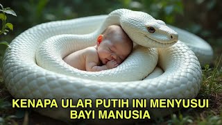 Kenapa Ular Putih Ini Menyusui Dan merawat Bayi Manusia [upl. by Aidin]